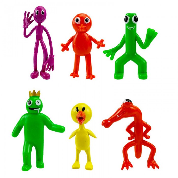 6 Figurines Rainbow Friends