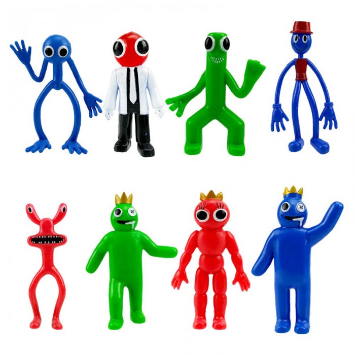 8 Figurines Rainbow Friends
