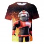 T-shirt Roblox Pompier